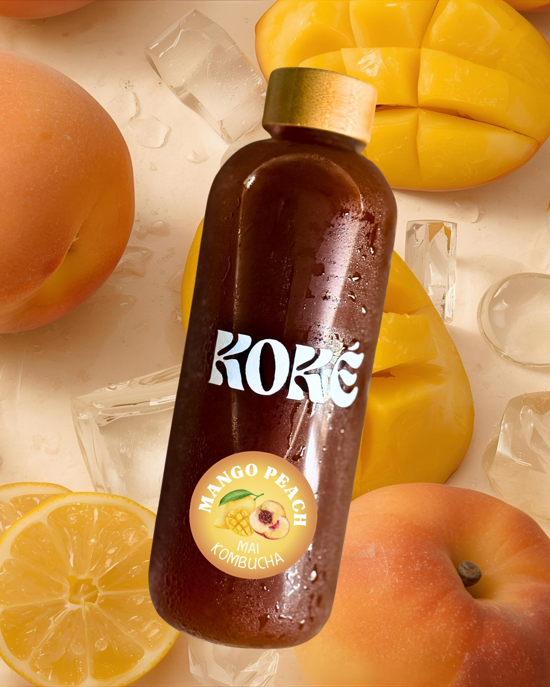 MAI Mango Peach Kombucha